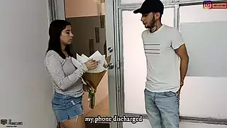 Horny Girl is Surprised by Her Boyfriend with a Detail until He ...