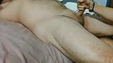 BBW giving senual handjob to husband to wake him up snapshot 13