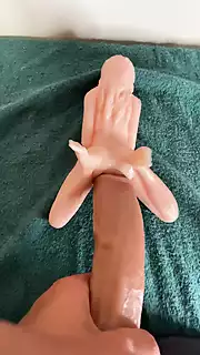 sex doll with dick and pussy Riding on Big Dick Tantaly Sex Doll ️ Rubbing My Pussy