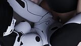 Awek robot seks bertetek besar kompilasi kongkek muka blowjob, creampie, kongkek dubur keras dengan pancutan mani besar snapshot 23