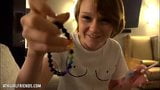 Миниатюрная Lucy Valentine заполняет ее рот твоей спермой (видео от первого лица) snapshot 3