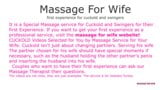 First swingers experience massage for your wife snapshot 2