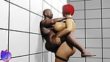 3D Animation Futa Fuck A fat boy (Bad) snapshot 15