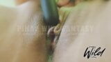 Nahaufnahme Muschi - sahniger Orgasmus mit meinem Kugelvibrator snapshot 6