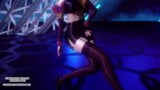 Mmd jiyeon -bir yürüyüş evelynn – seksi kpop dansı, efsaneler ligi kda snapshot 8