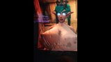 10 Spurts of cum AGAIN for Belle's Night Elf! (WoW Tribute) snapshot 4