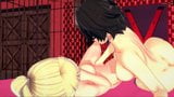 Bayonetta dan samus bergiliran makan vagina sebelum tribbing snapshot 4