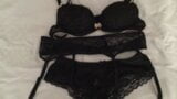 black bra and panties , tribute to Maisie snapshot 2