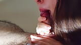 Hausgemachter Amateur-Oral-Creampie, süßer Mund, perfekter Blowjob 4k ultra hd snapshot 14