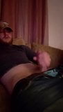 Ginger redneck stroking on the couch snapshot 10