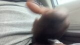 Jerking Off Big Black Cock In Car For Big Cum Load (Moaning) snapshot 7