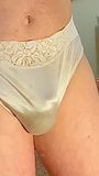 Playing in satin panties snapshot 1