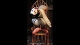 Lady Dimitrescu Rides a Huge Cock Cowgirl in a Chair snapshot 12