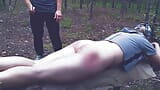 Wife spanking in the forest snapshot 16