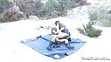 Teengonzo - Carter Cruise en Aidra Fox - lesbische liefdesshow op het strand snapshot 4