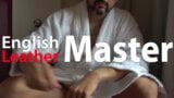 Daddy masturbates uncircumcised penis in bathrobe PREVIEW snapshot 1