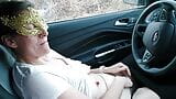 Anita Coxhard masturbates in her car wishing she had a bigger cock snapshot 6