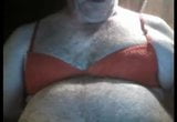 Mature older men wearing bras compilation. Crossdresser step dad snapshot 21