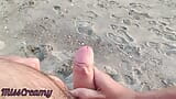 Pamer kontol - seorang gadis mergokin aku lagi coli di pantai umum dan bantuin aku crot 2 - misscreamy snapshot 12