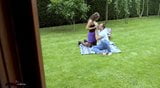 BBW wife fucks this guy in the park while you watch! WTF?? snapshot 2