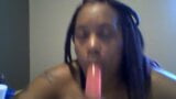 Lady RaeX Gagging on her dildo and teasing snapshot 6