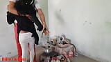 Jija ne sali ko kitchen me choda, clear hindi audio, jija ne sali ki chudai ki, stepsister and stepbrother sex in kitchen snapshot 5