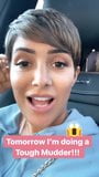 Frankie Bridge selfie in car snapshot 1