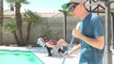 milf sofie marie seduce poolboy for steamy hot sex step mom snapshot 3