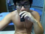 Asian guy in glasses wanks off snapshot 22