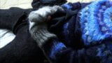 Sweater Fetish Blue Mohair Turtleneck Jumper Masturbation and Cumshot snapshot 7