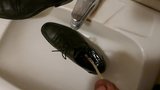 Piss in men's dress shoe snapshot 5