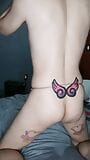 Sissy Hope mostrando su culito y su nuevo tatuaje snapshot 14