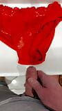 Cum wifes red panties snapshot 5