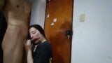 MY STEPSISTER RECEIVES ME WITH A BLOWJOB IN THE APARTMENT snapshot 7