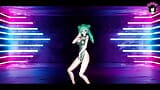 Sexy Miku In Hot Chinese Dress Dancing + Gradual Undressing (3D HENTAI) snapshot 5