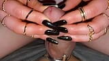 Punheta com minhas unhas compridas, fazendo-o gozar depois de liberar castidade em mynastyfantasy snapshot 9