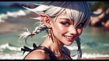 AI generated Alisaie Final fantasy XIV snapshot 3