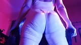 Seksowna fetysz kochanka Eva Lateks pompowanie duży tyłek MILF Kink Leggins BDSM Solo Fetysz snapshot 10