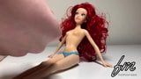 Sborro sulla bambola della principessa Ariel Disney - spogliarsi, scopare e venire snapshot 15