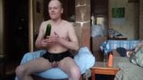 LanaTuls - Master-Slave Skype Session. Food Sex. Cucumber, Carrot, Chastity (08.01.2022) snapshot 16