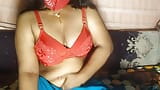 Indian wife masturbates herself after watching sex video snapshot 6