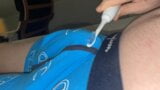 Cumming with electric toothbrush snapshot 4