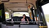 Fake taxi - prachtige lange slanke Franse milf sekscoach met grote tieten laat de chauffeur zien hoe hij moet neuken met aftrekken snapshot 6