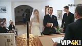 VIP4K. Olivia Sparkle in a wedding dress and veil caught on camera fucking snapshot 6