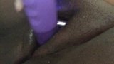 Creamy cumming black pussy snapshot 1