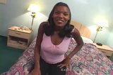 Amateur Black Stripper Nice Big Natural Tits 1st Time Video snapshot 5