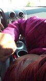 Handjob facial in car snapshot 1