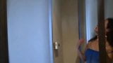 Nikki Ladyboys Blue Dress Balkony snapshot 1