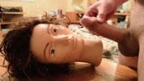 Cum Facial On Mannequin (with slow mo) snapshot 5