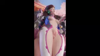 D.Va 11 - Overwatch SFM & Blender Porn Compilation snapshot 4